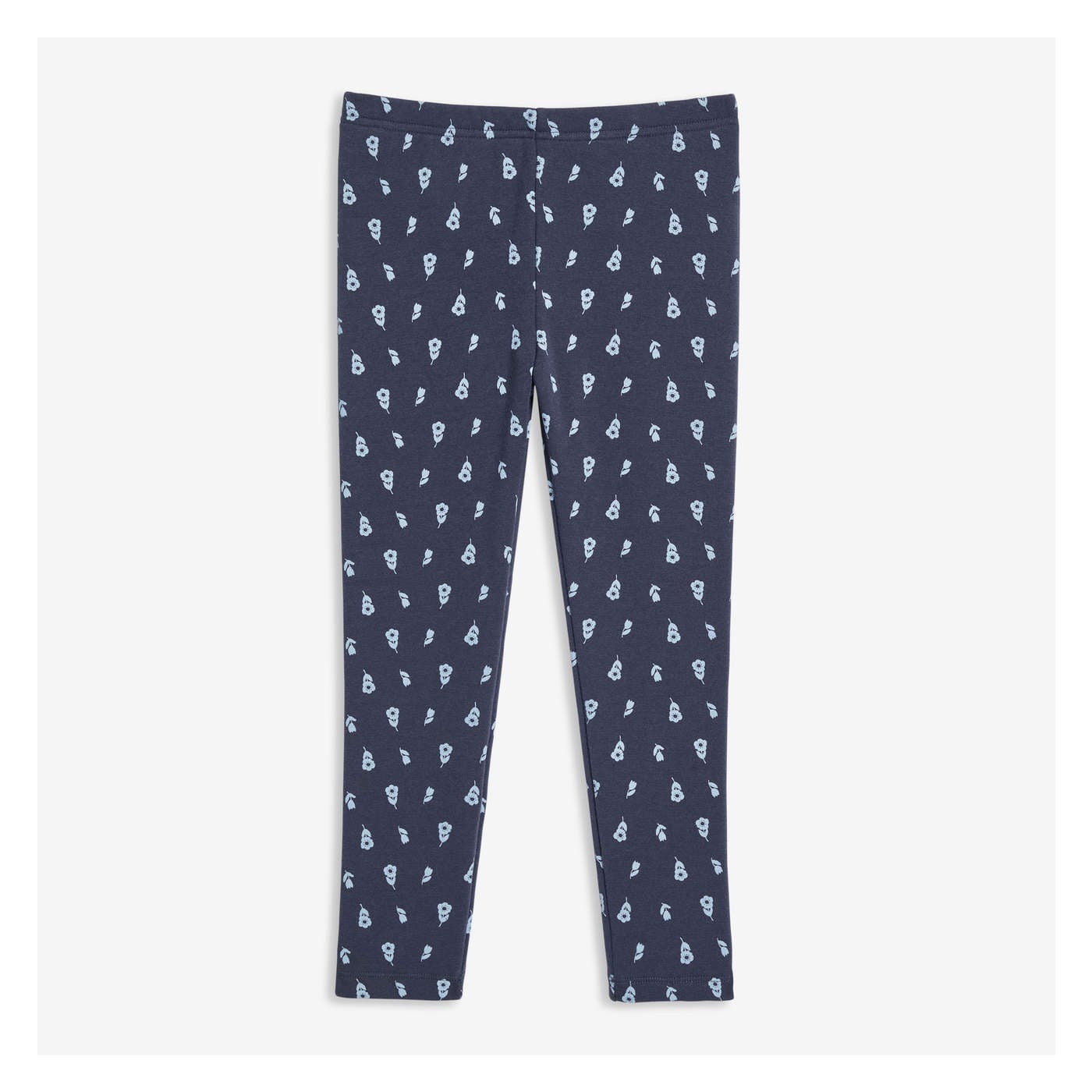 Small - Navy Tapestry Kids Leggings