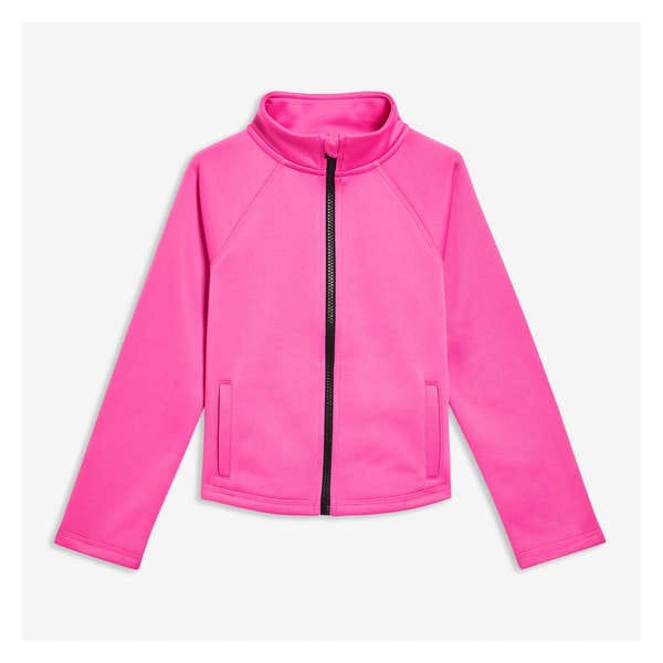 Kid Girls' Zip-Up Active Jacket - Pink