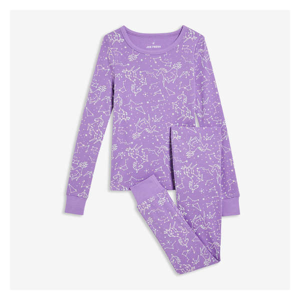 Kid Girls' 2 Piece Sleep Set - Purple