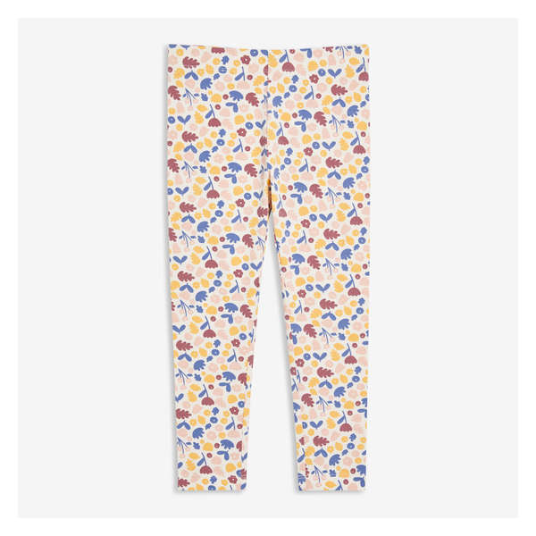 Toddler Girls' Printed Legging - Off White