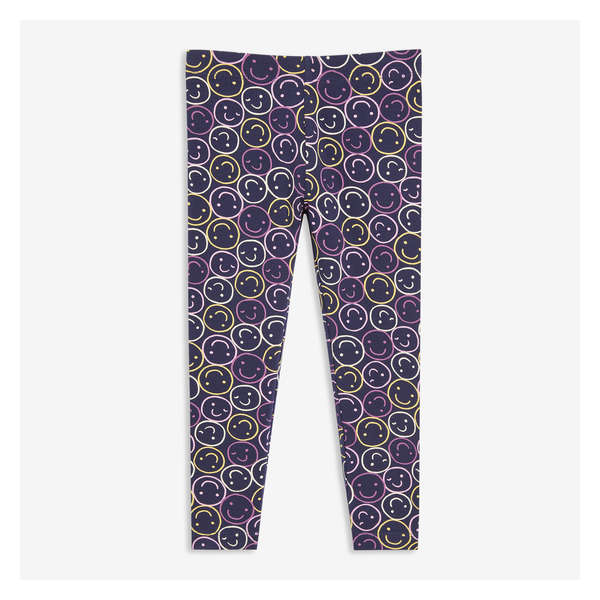 Toddler Girls' Printed Legging - Purple