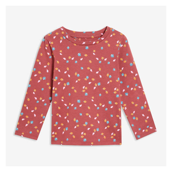 Toddler Girls' Long Sleeve - Dusty Red