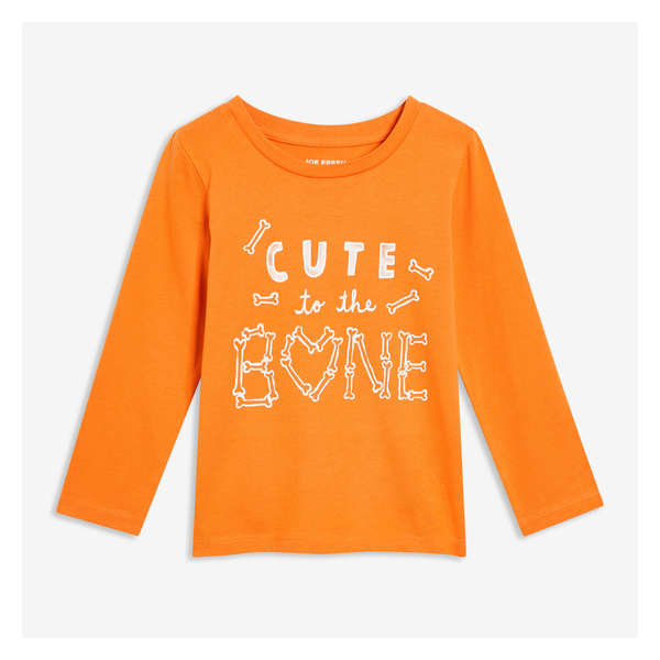 Toddler Girls' Long Sleeve - Orange