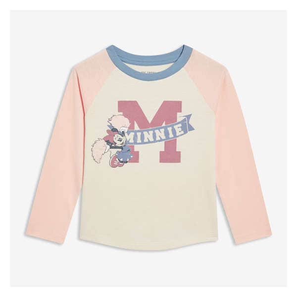 Toddler Disney Minnie Mouse Long Sleeve - Off White