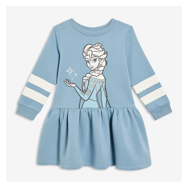 Toddler Disney Frozen Long Sleeve Dress - Blue