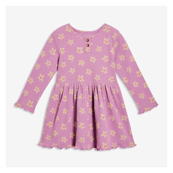 Toddler Girls' Dress - Dark Lilac