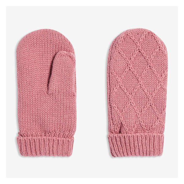 Mitaines pour petites filles - Rose Cendré