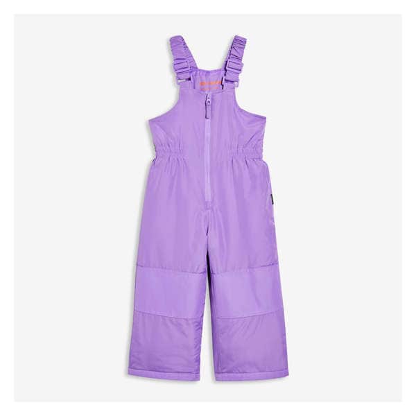 Toddler Girls' Bib Snow Pant with PrimaLoft® - Light Purple