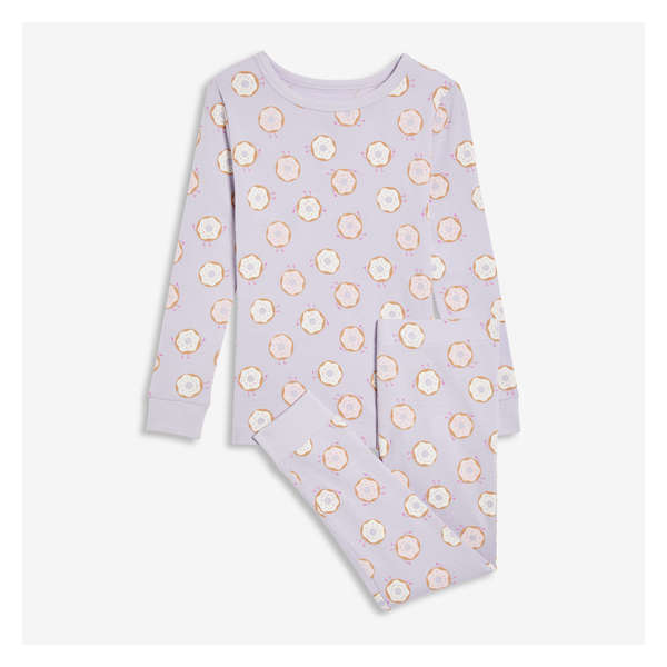 Ensemble pyjama 2 pièces pour petites filles - Lilas