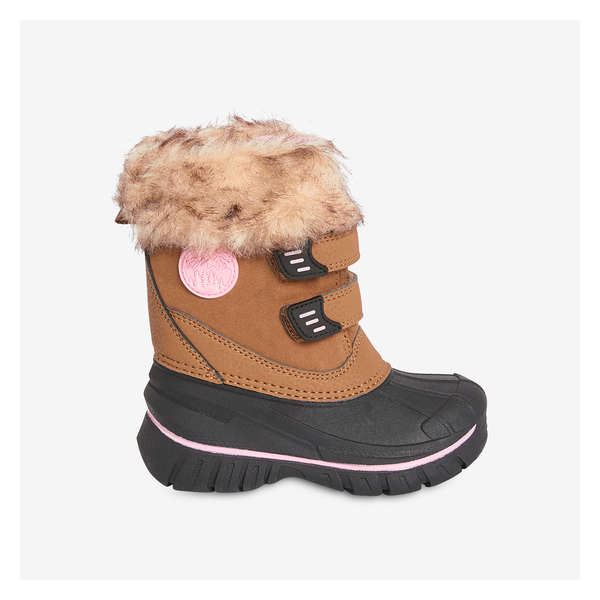 Toddler Girls' Winter Boots - Brown