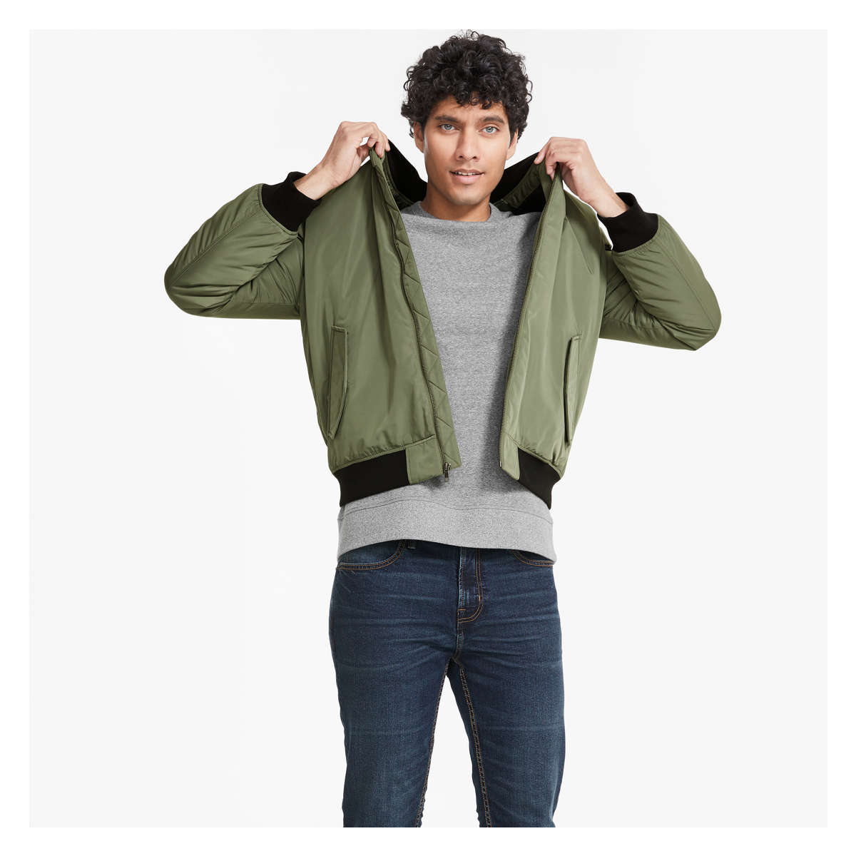 ma1 bomber jacket olive-green
