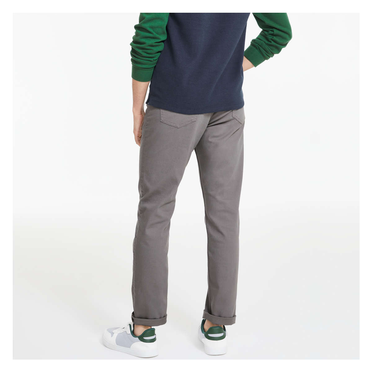 Men's Twill Pant in Charcoal from Joe Fresh