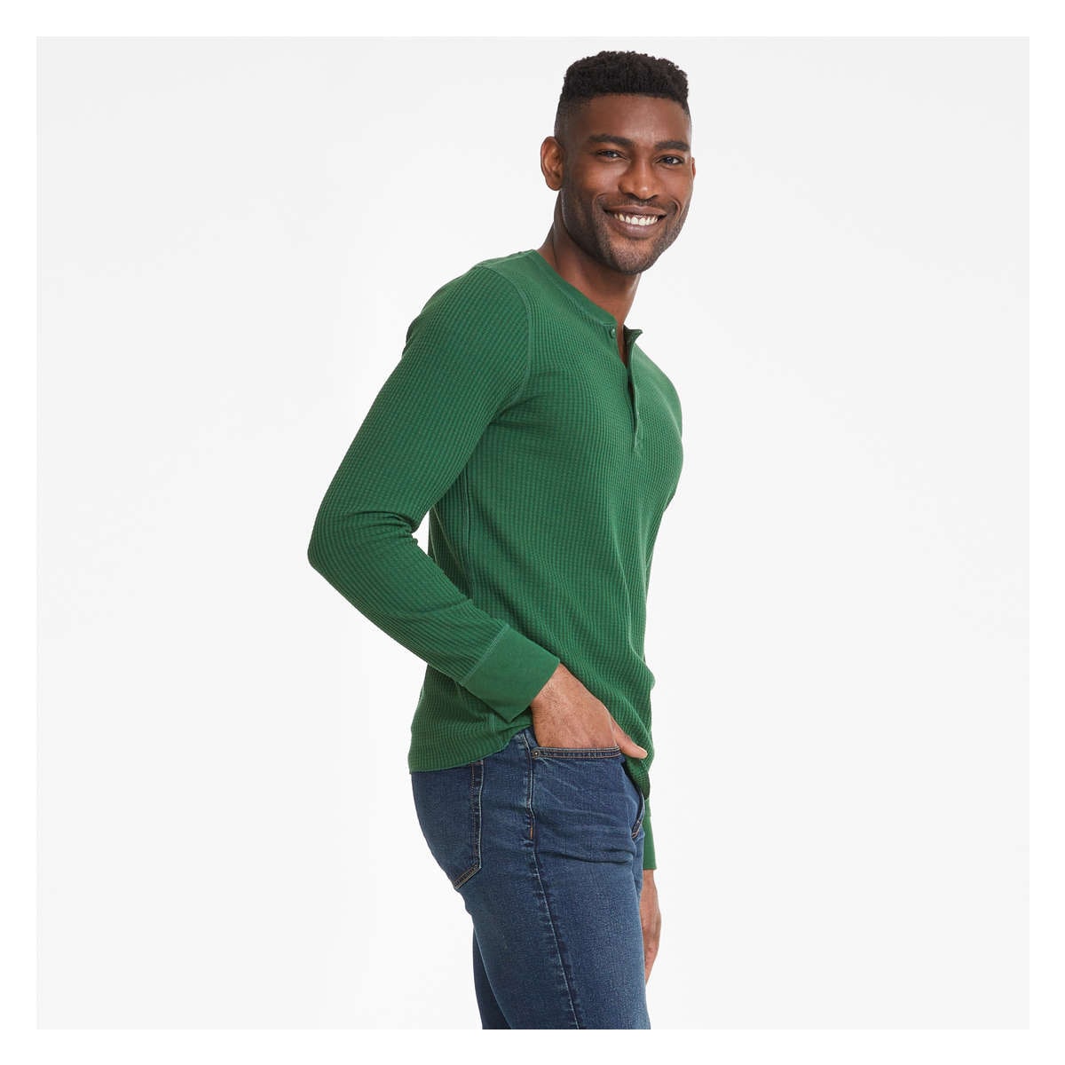 hunter green henley