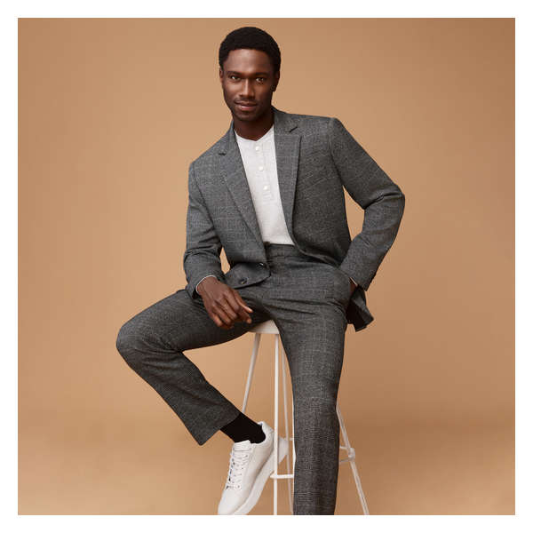 Men’s Premium Flannel Blazer - Charcoal