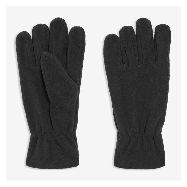 Men's Fleece Gloves - JF Black