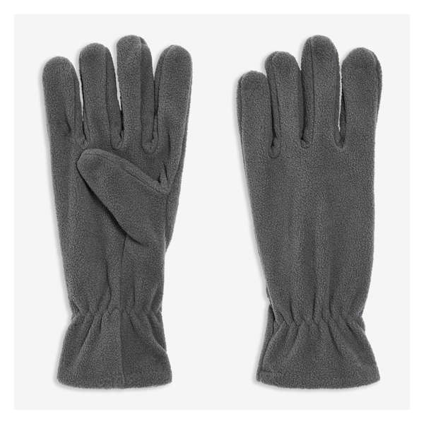 Men's Fleece Gloves - Charcoal