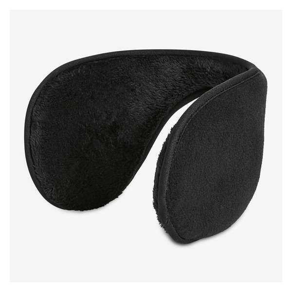 Men's Fleece Ear Muffs - JF Black