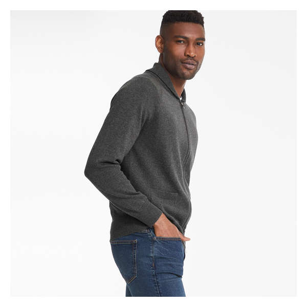 Cardigan pour hommes - Anthracite