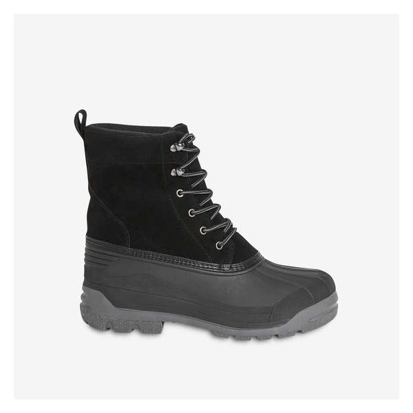 Men's Hiker Winter Boots - Black