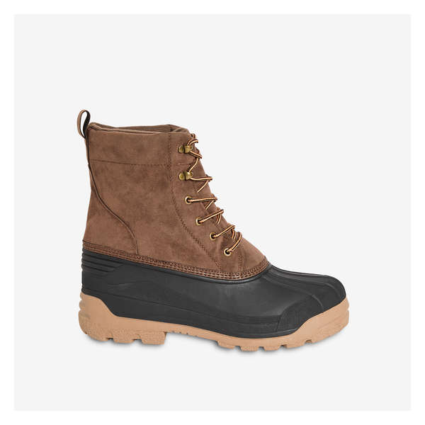 Men's Hiker Winter Boots - Dark Brown