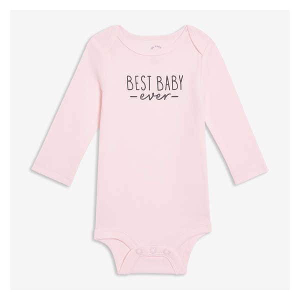 Newborn Bodysuit - Pastel Pink