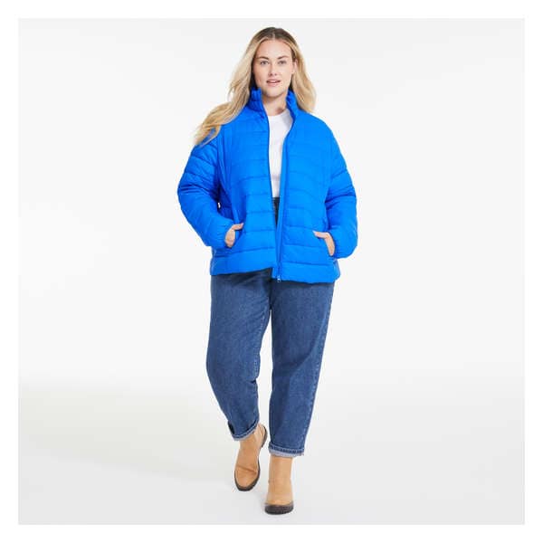 Women+ Packable Puffer Jacket with PrimaLoft® - Bright Blue