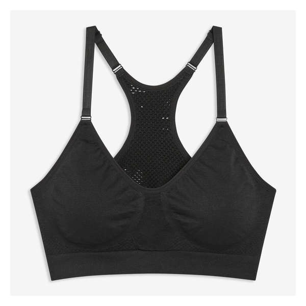 Soutien-gorge sport sans coutures Femmes+ - Noir