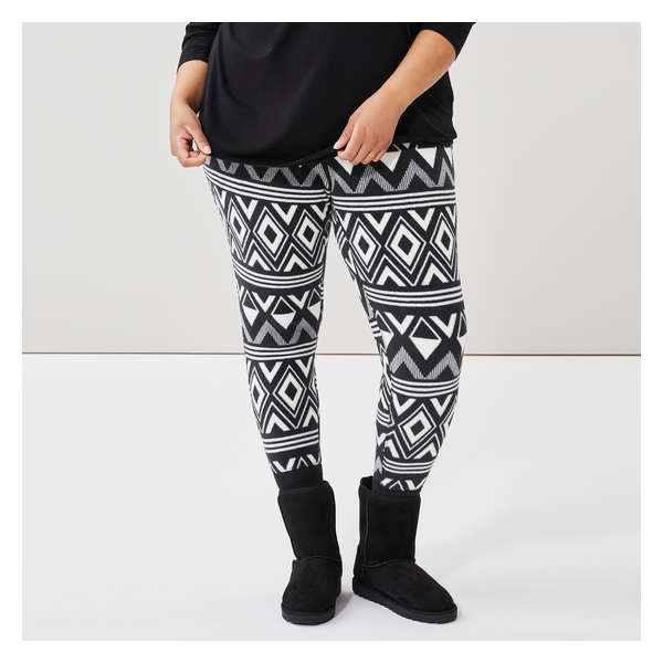 Pantalon de jogging sport en molleton Femmes+ - Noir