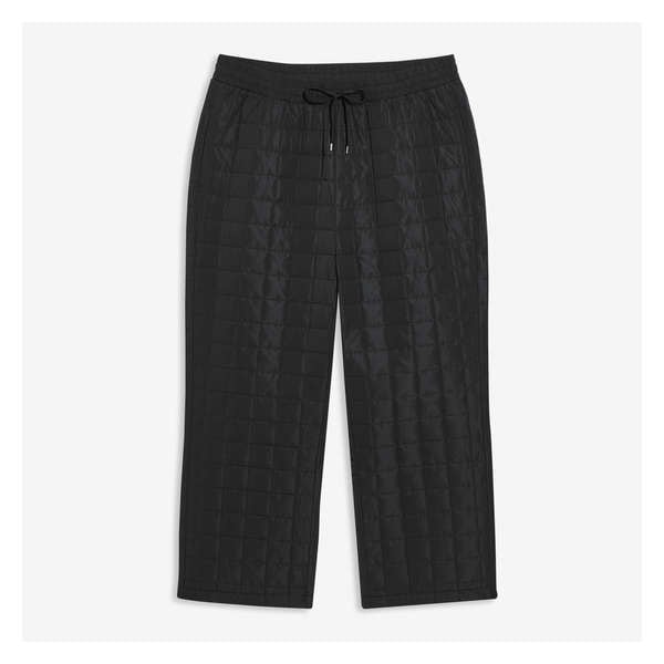 Women+ Quilted Active Pant - Black