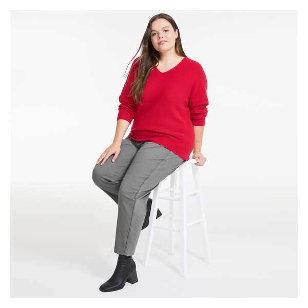 Women+ Denim Pant - Dark Grey