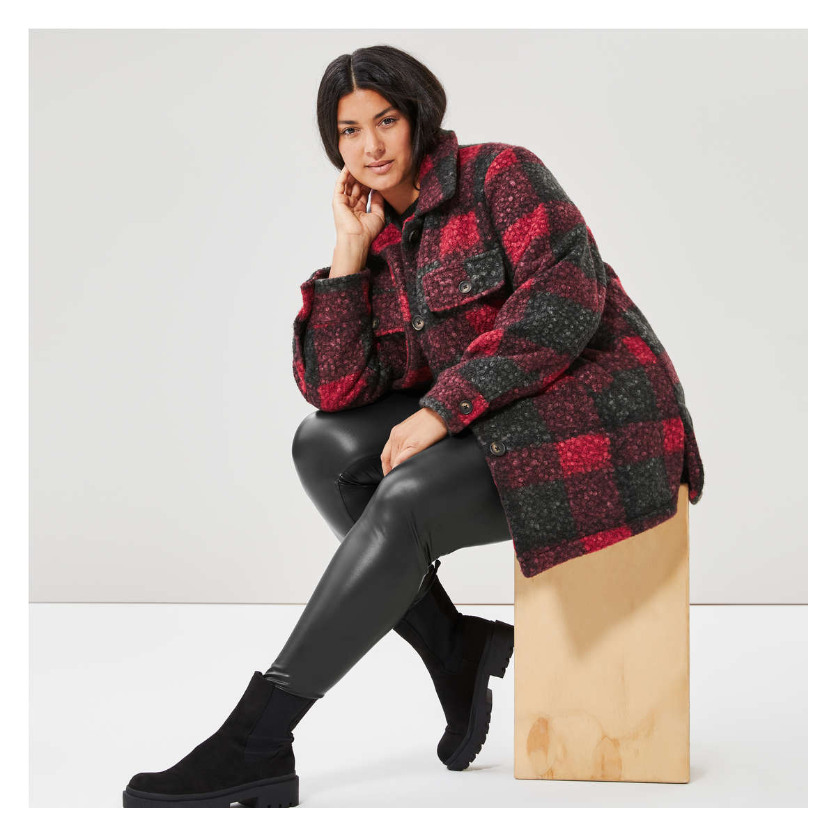 Joe fresh deals plaid coat