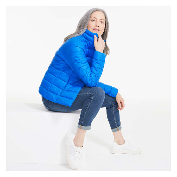 Packable Puffer Jacket with PrimaLoft® - Bright Blue
