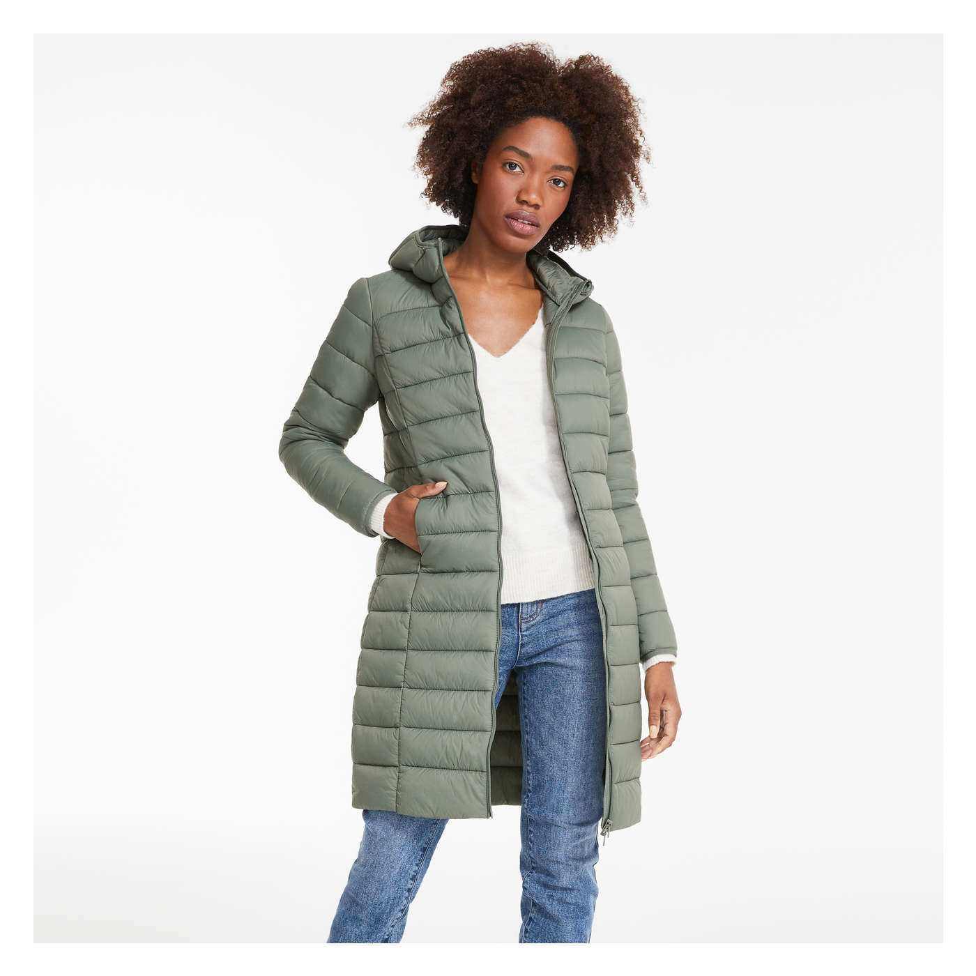 primaloft long coat women's