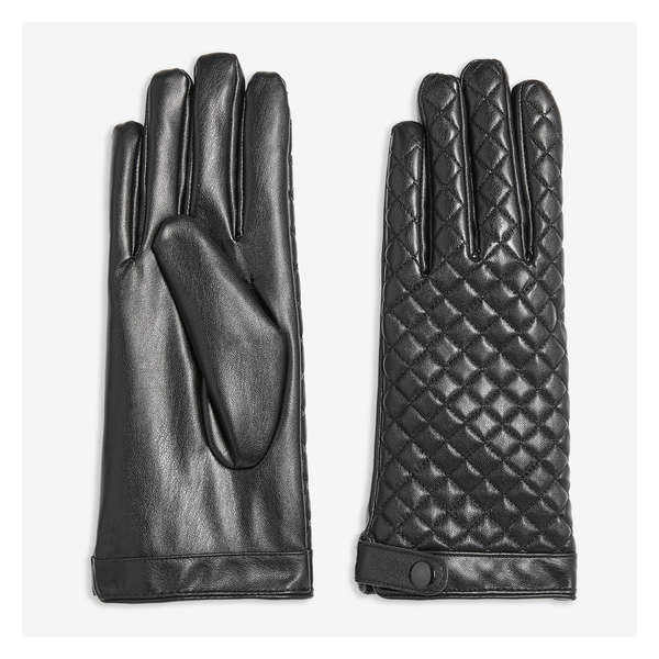 Quilted Gloves - JF Black