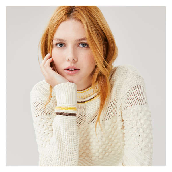 Textured Pullover - Off White