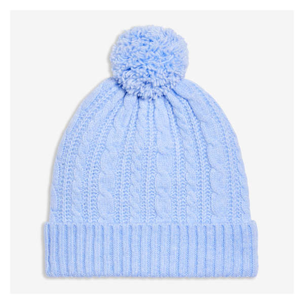Cable Knit Beanie - Bright Blue