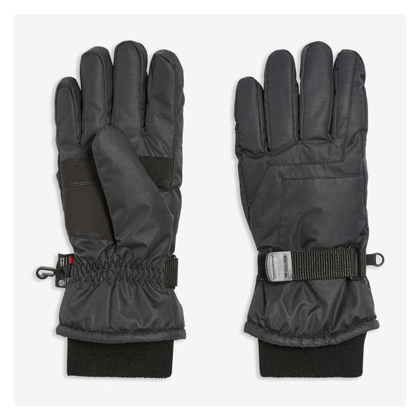 Woven Ski Gloves - JF Black