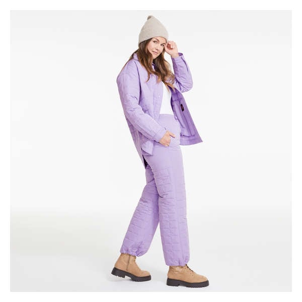 Quilted Active Pant with PrimaLoft® - Lilac