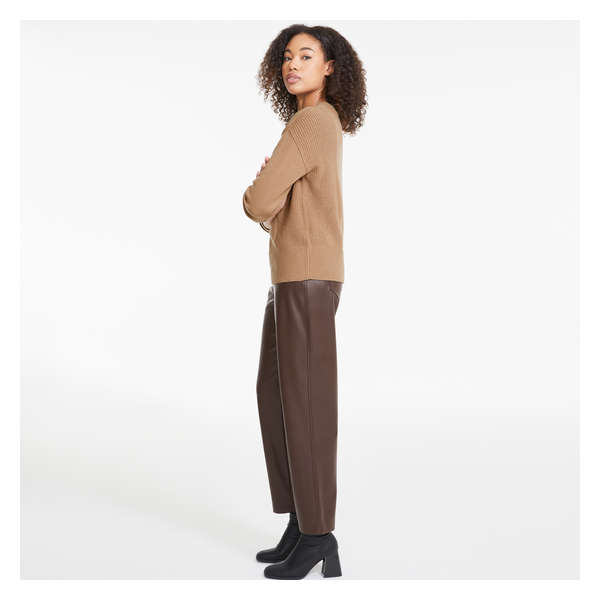 Straight Leg Pant - Dark Plum