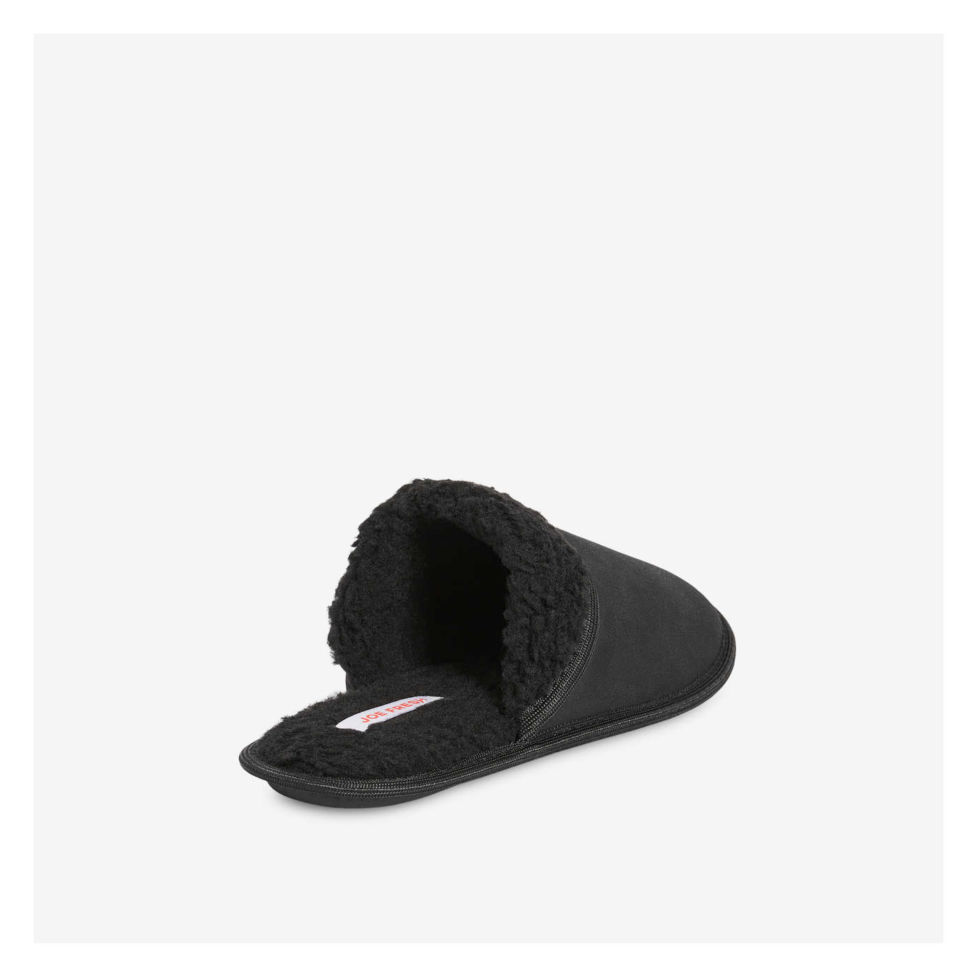 Plain black hot sale slippers womens