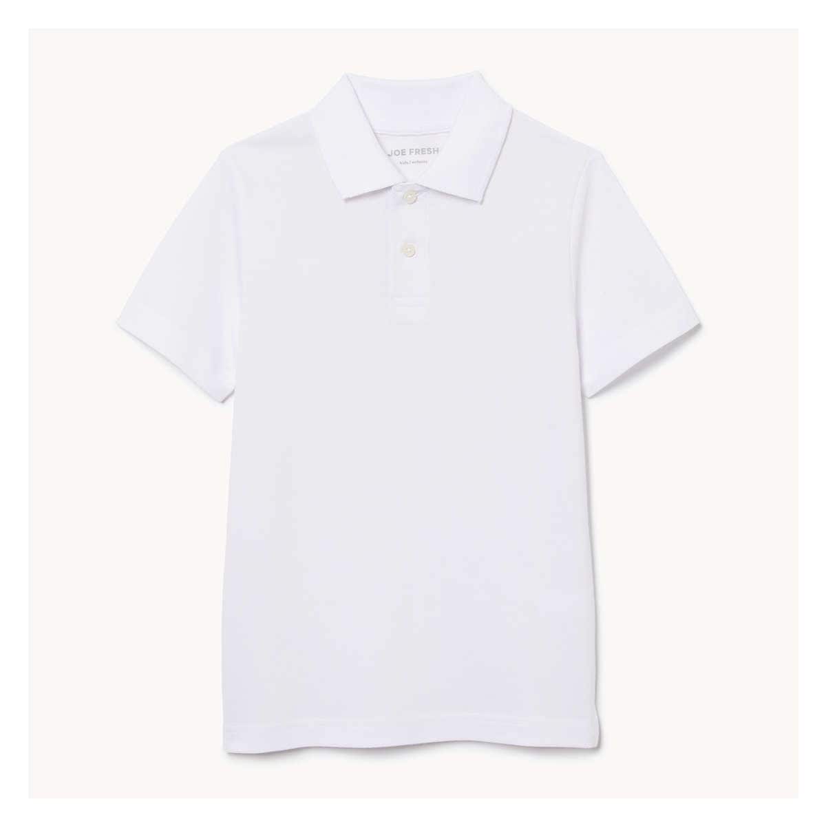 Kid Boys' Polo T-Shirt in White from Joe Fresh