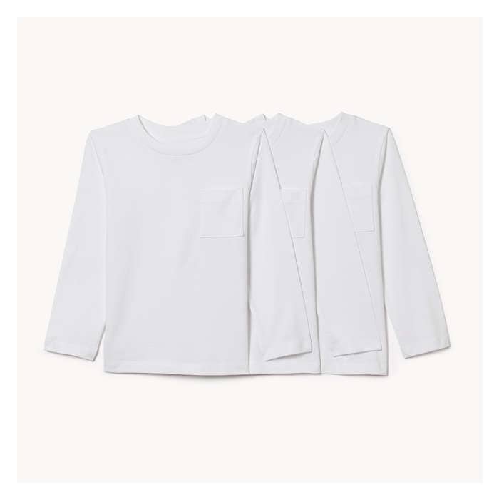 Toddler Boys' 3 Pack Long Sleeve