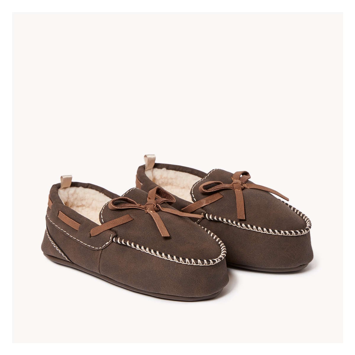 Toddler Boys Loafer Slippers in Brown from Joe Fresh