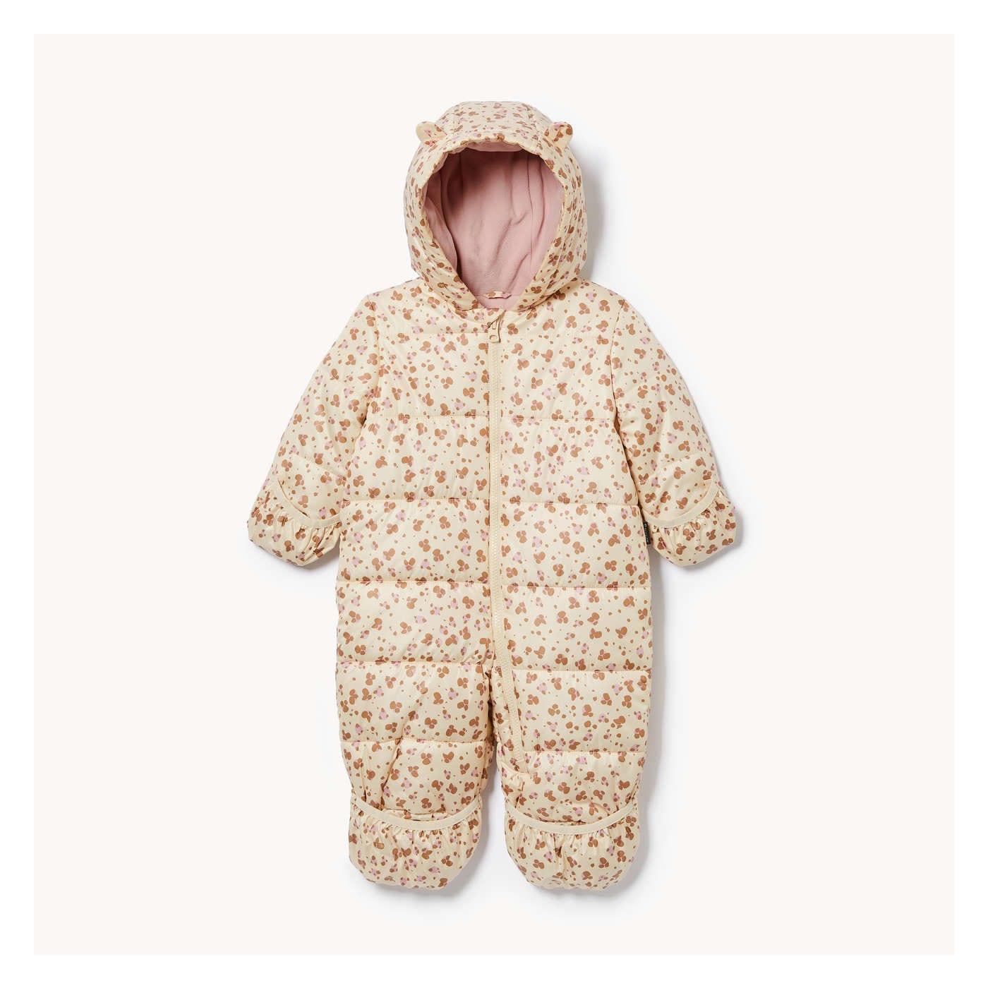 Baby Girls Snowsuit with PrimaLoft in Cream from Joe Fresh