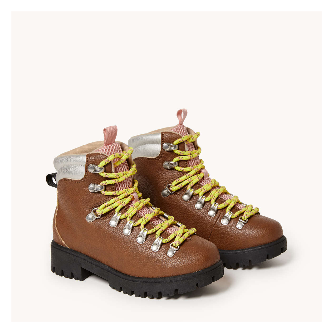 Kid Girls Hiker Boots in Brown from Joe Fresh