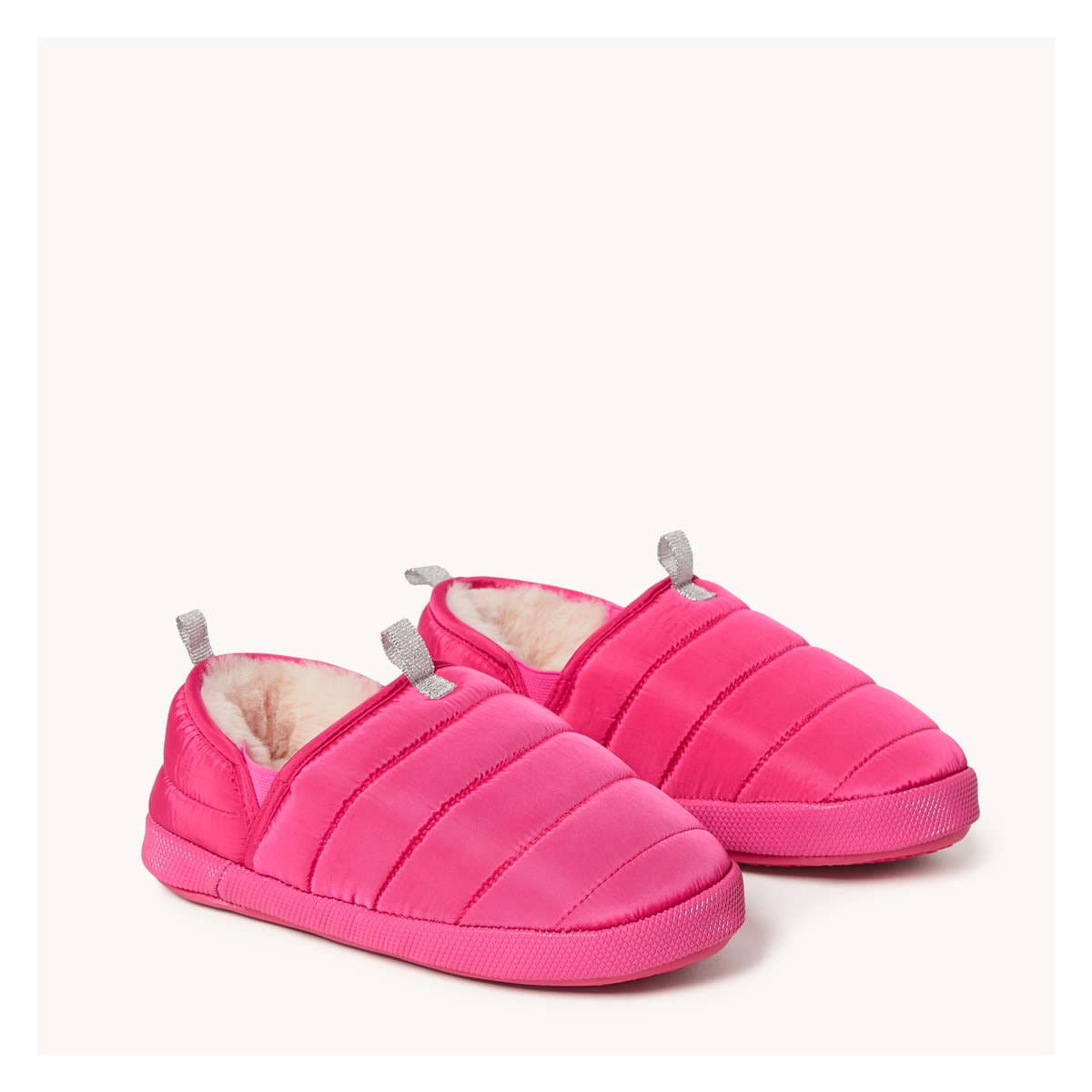 Kid Girls Quilted Slippers