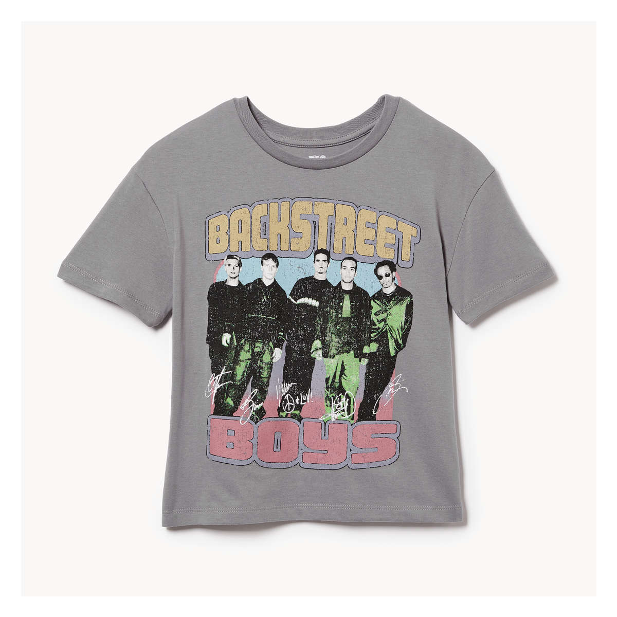 Kid Girls Backstreet Boys T Shirt in Grey from Joe Fresh