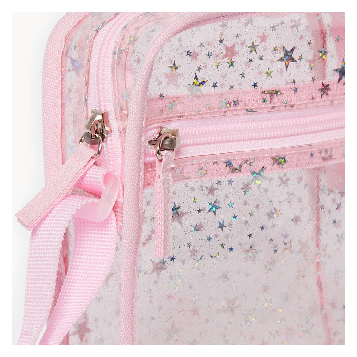 Kid Girls Glitter Crossbody Bag in Pink from Joe Fresh