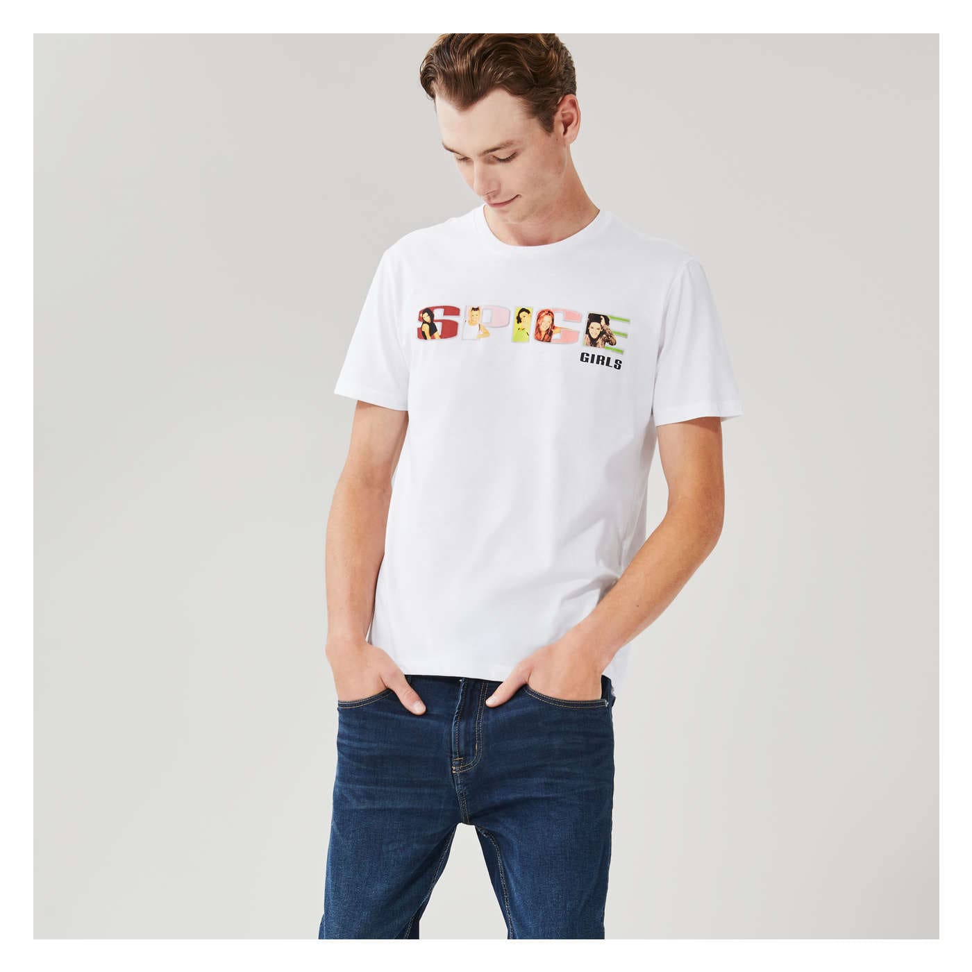 Adult Spice Girls Graphic T Shirt in White from Joe Fresh