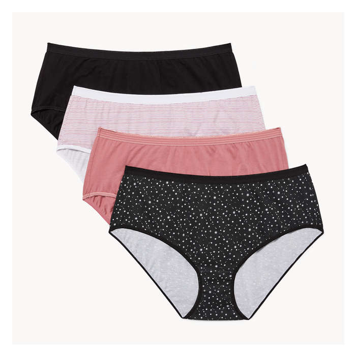 Women+ 4 Pack Brief